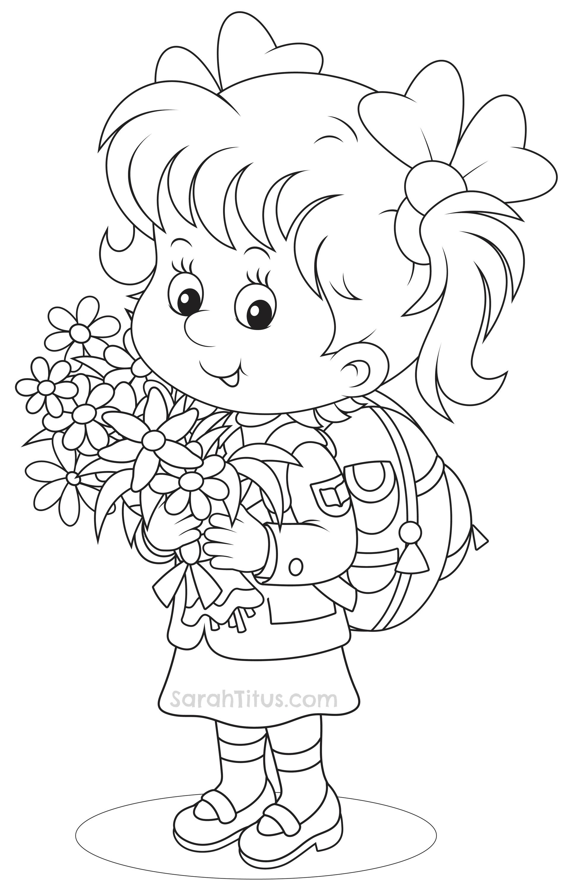 Back to School Coloring Pages Free Printable 26