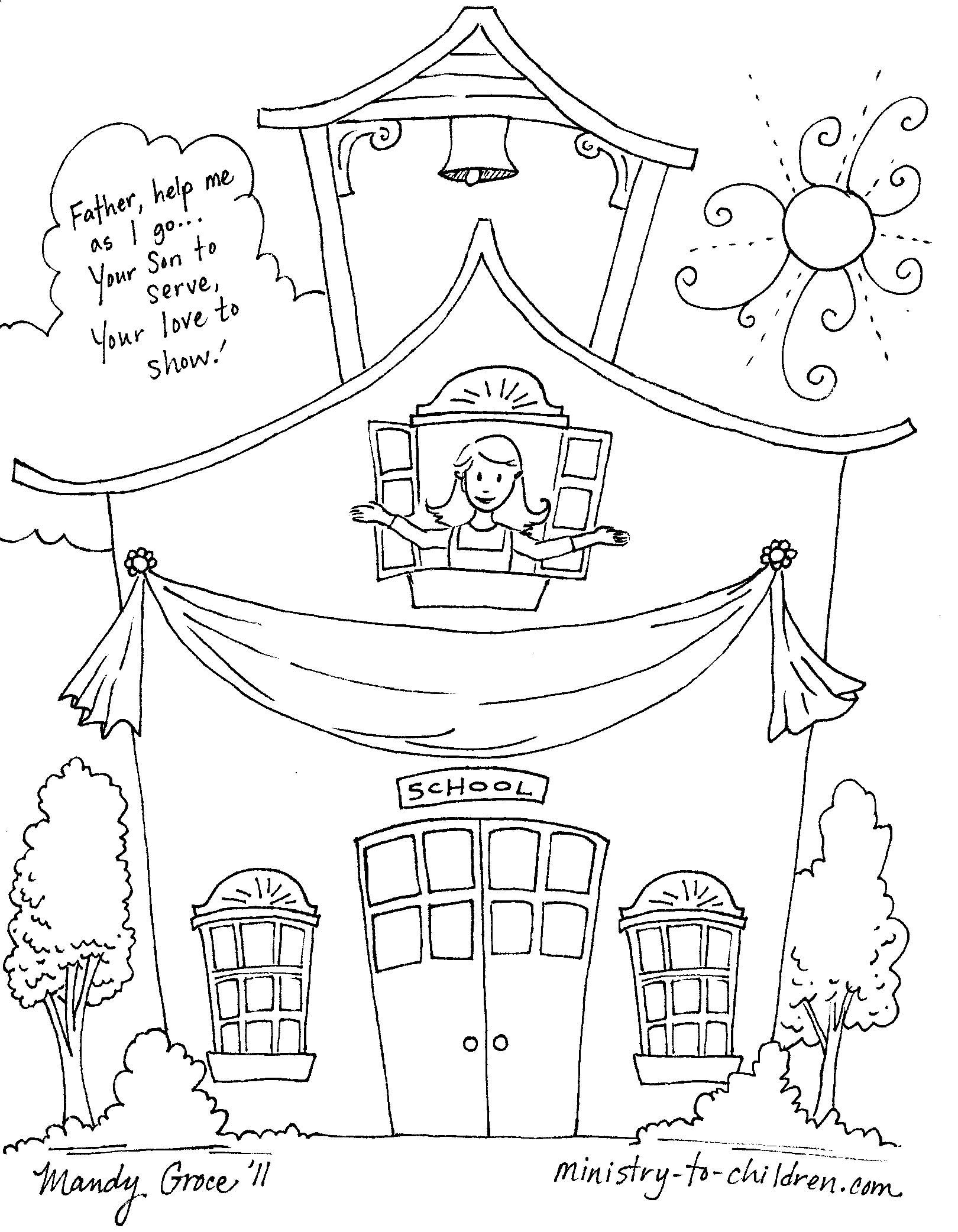 Back to School Coloring Pages Free Printable 28