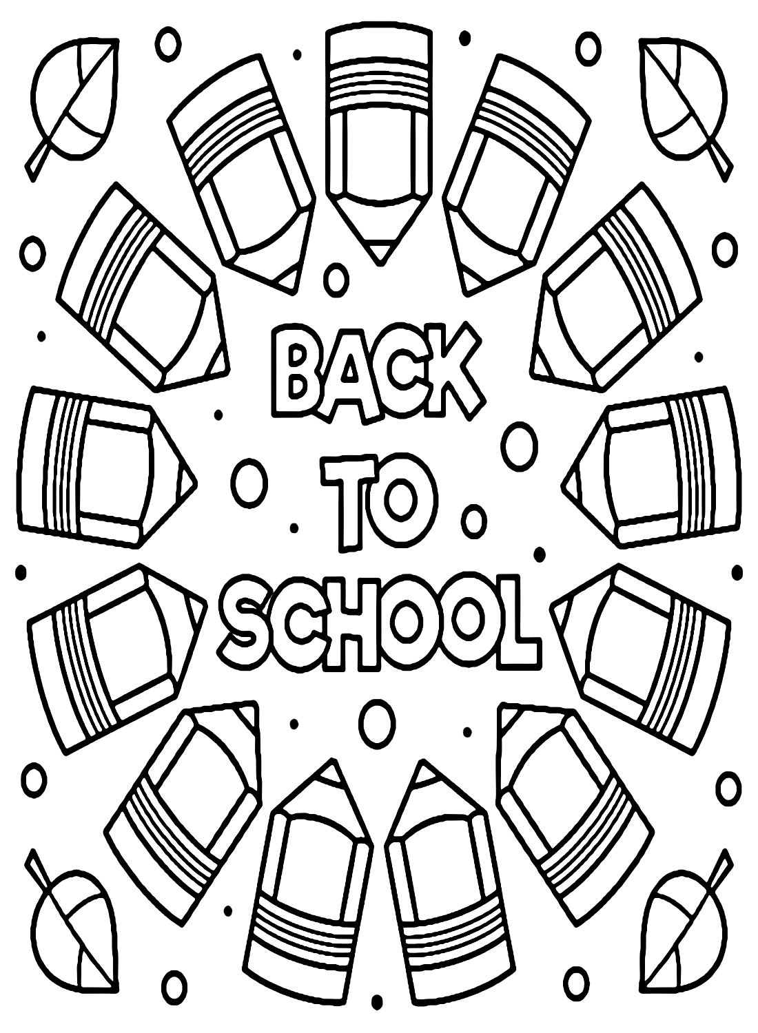 Back to School Coloring Pages Free Printable 30