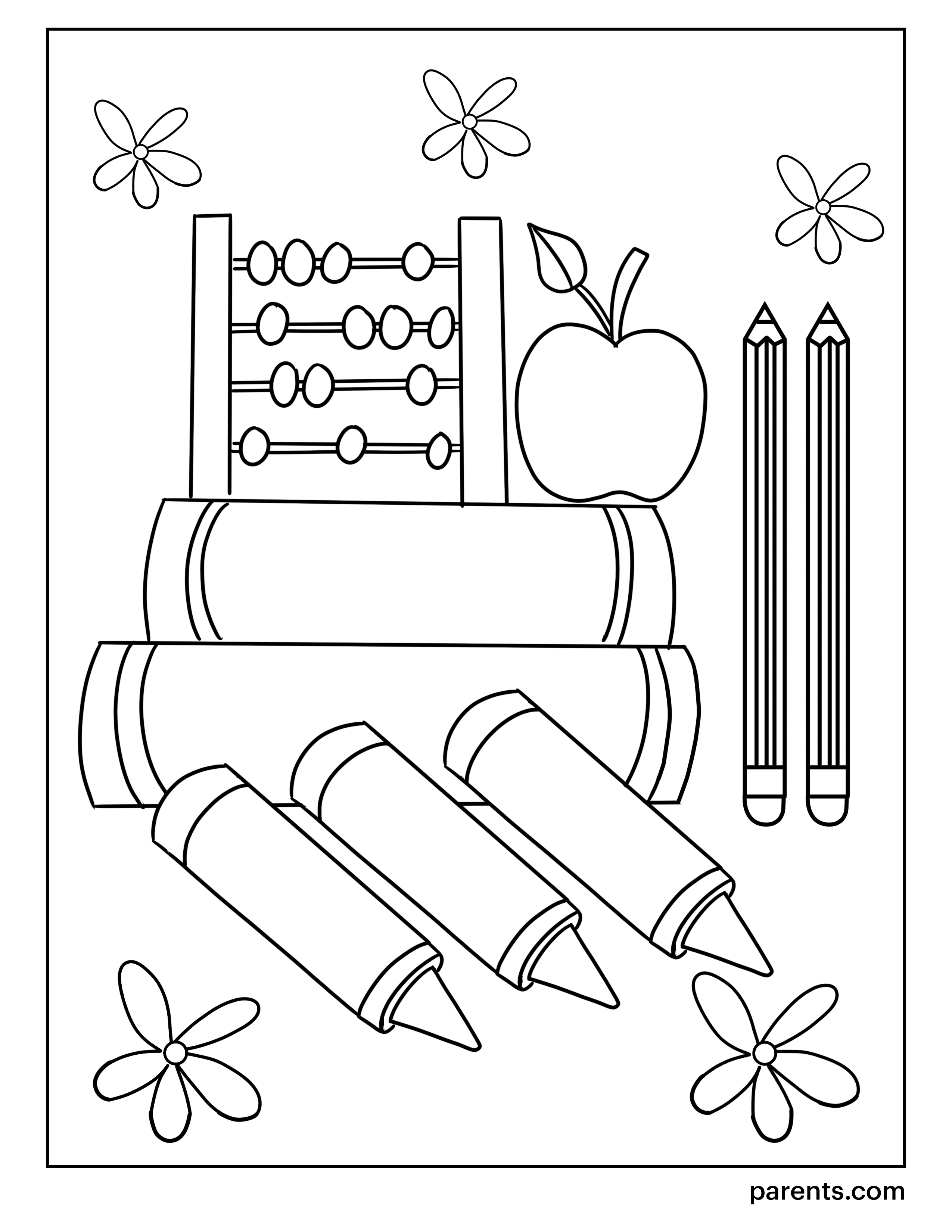 Back to School Coloring Pages Free Printable 34