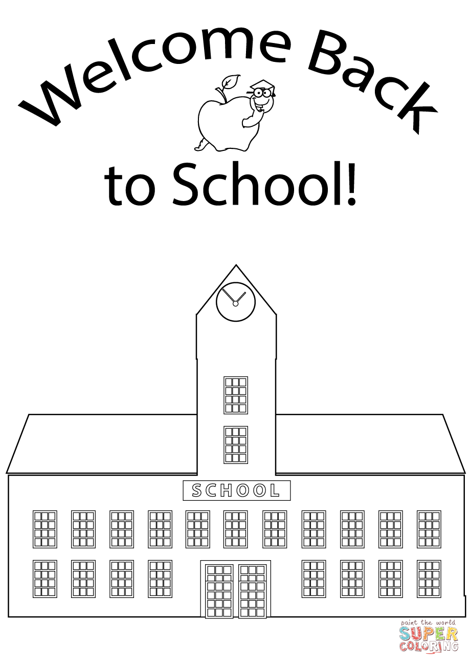 Back to School Coloring Pages Free Printable 37