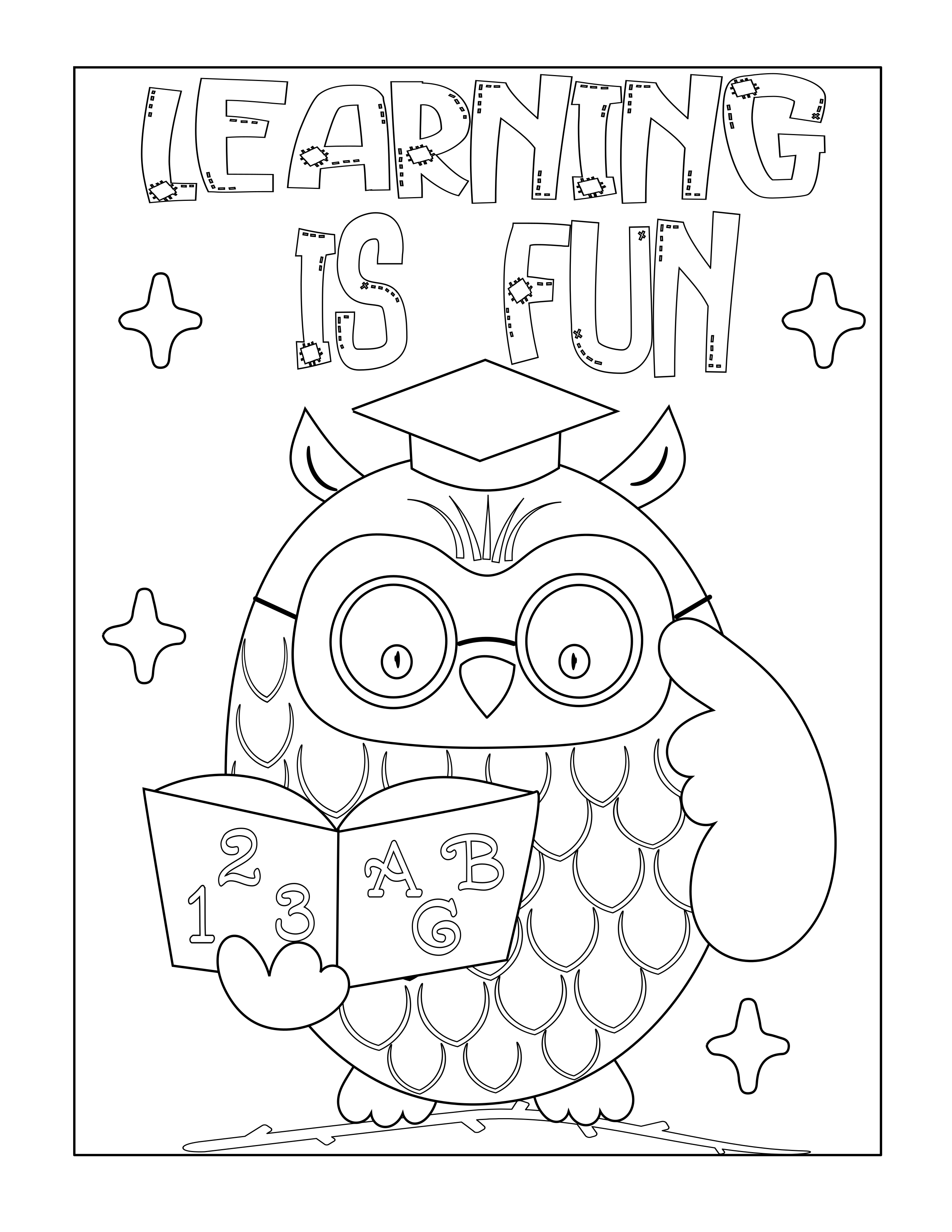 Back to School Coloring Pages Free Printable 43