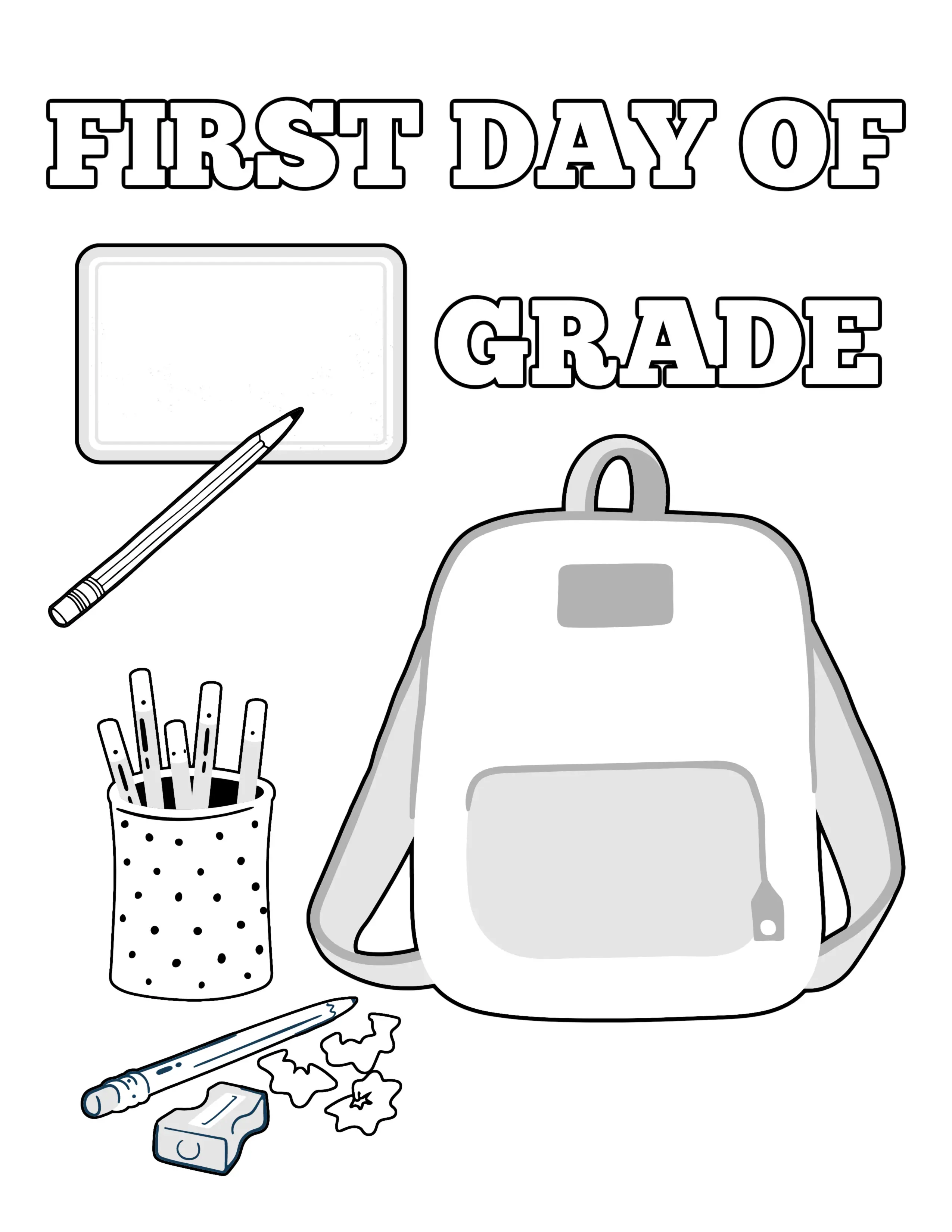 Back to School Coloring Pages Free Printable 45