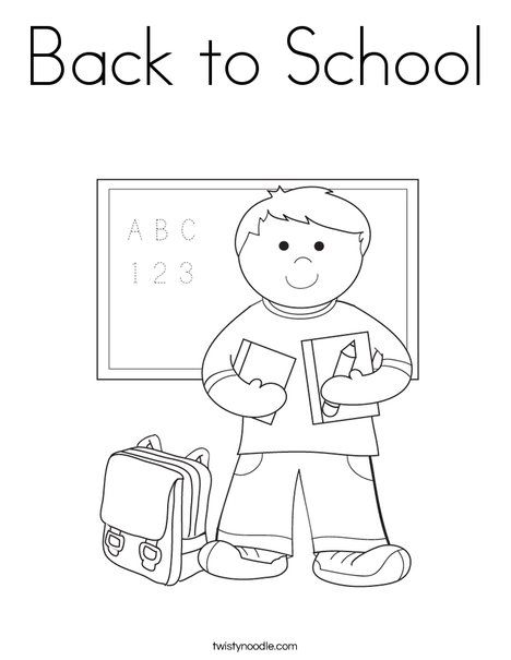 Back to School Coloring Pages Free Printable 54