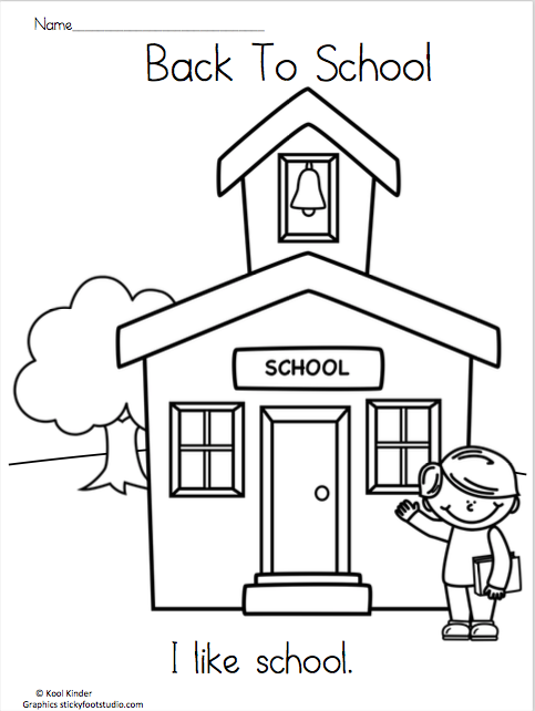 Back to School Coloring Pages Free Printable 76