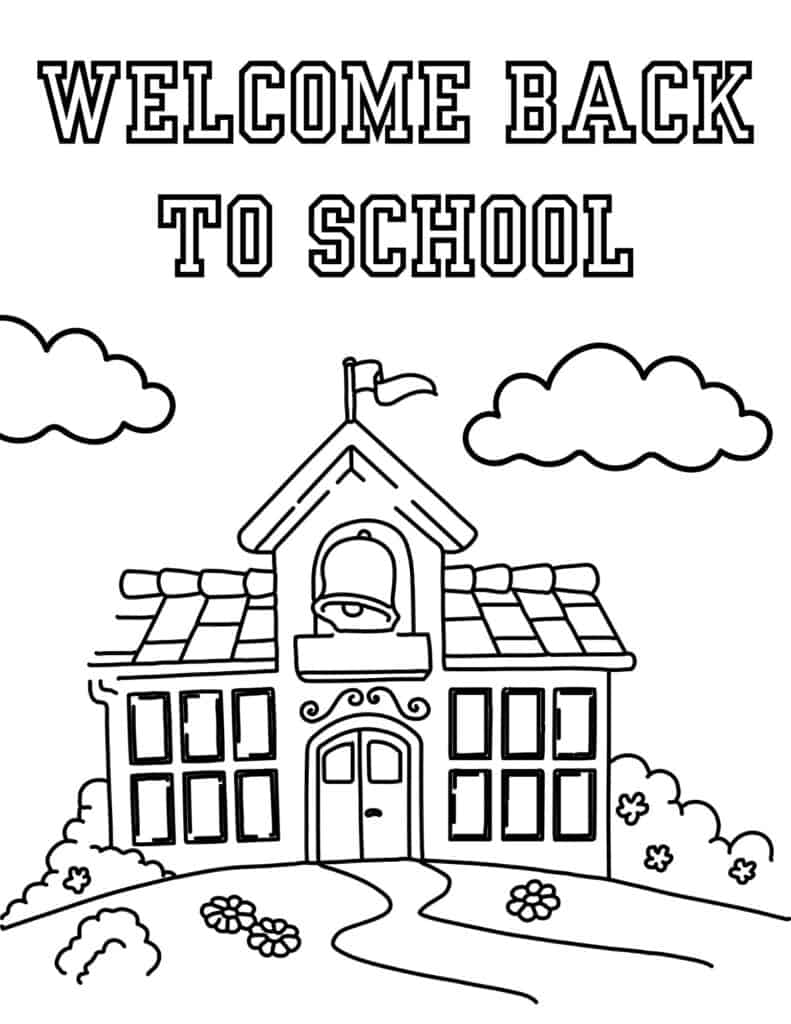 Back to School Coloring Pages Free Printable 84