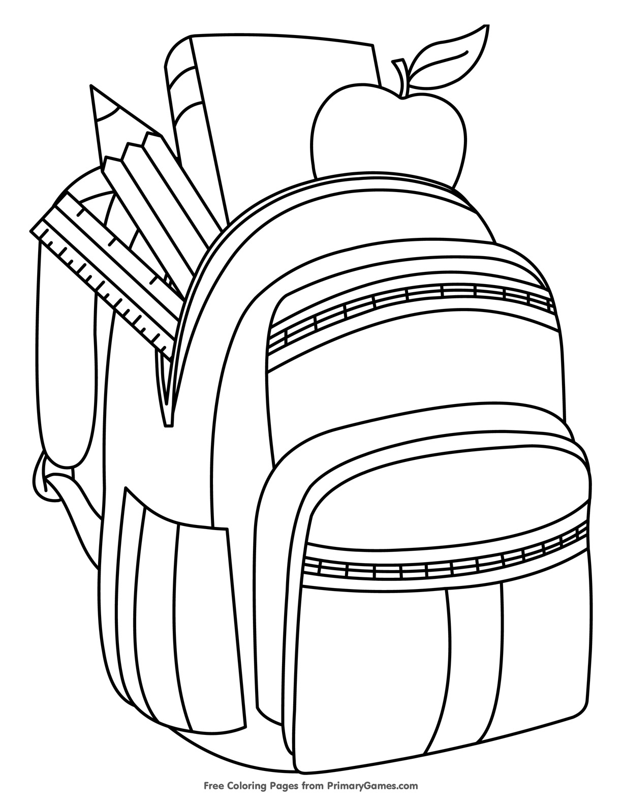 Back to School Coloring Pages Free Printable 98