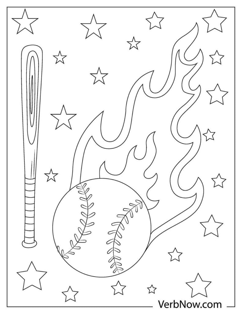 Baseball Coloring Pages Free Printable 101