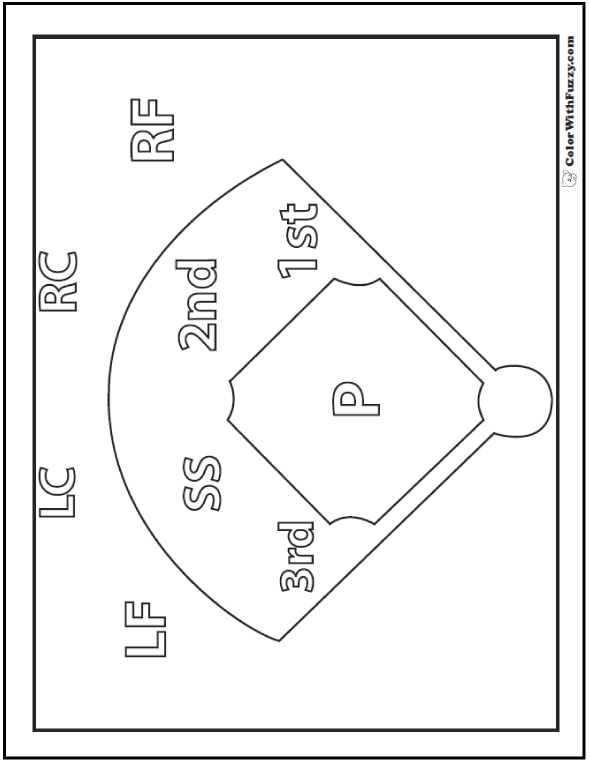 Baseball Coloring Pages Free Printable 105