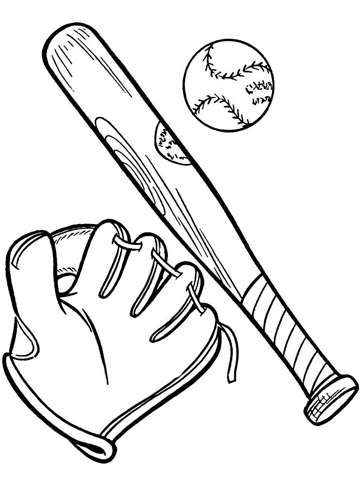 Baseball Coloring Pages Free Printable 111