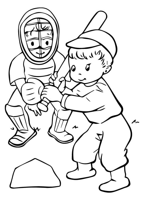 Baseball Coloring Pages Free Printable 119