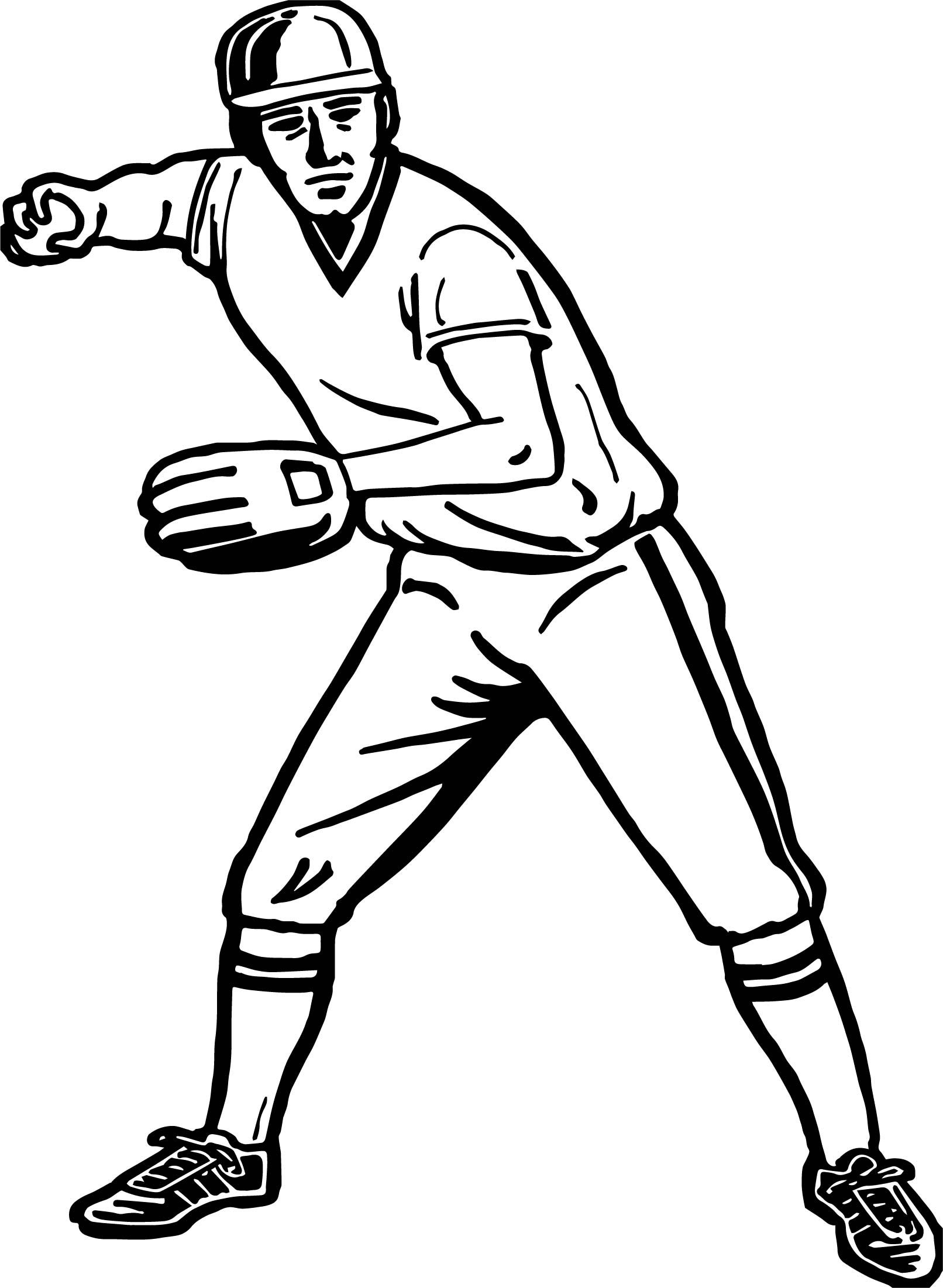 Baseball Coloring Pages Free Printable 125