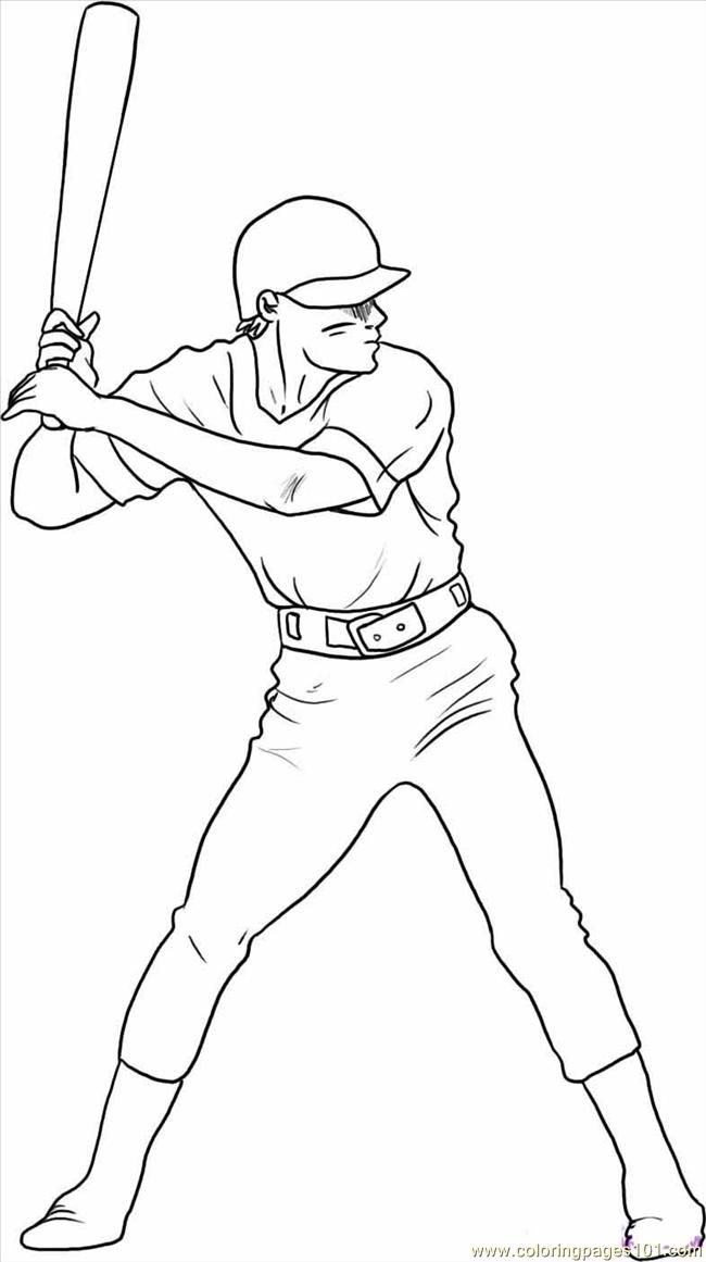 Baseball Coloring Pages Free Printable 137