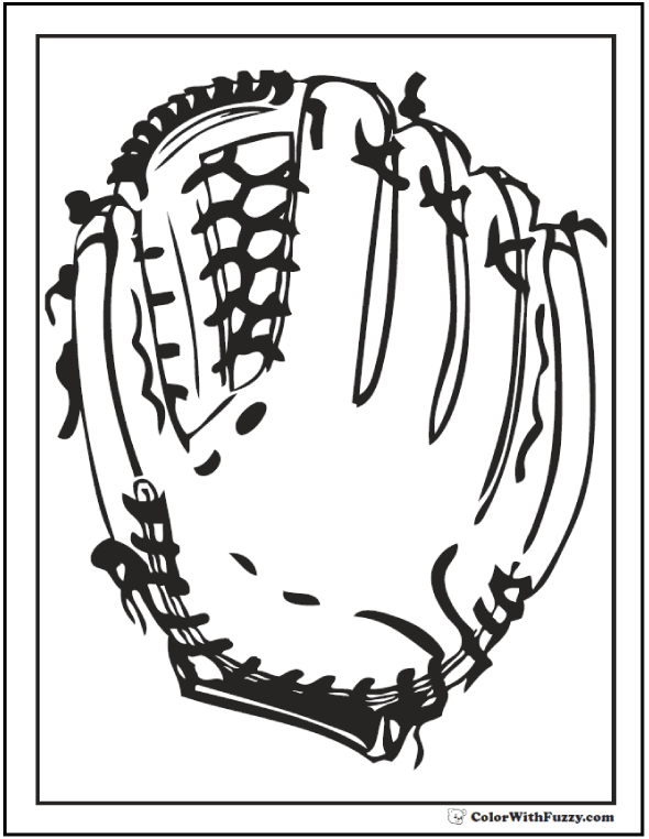 Baseball Coloring Pages Free Printable 155