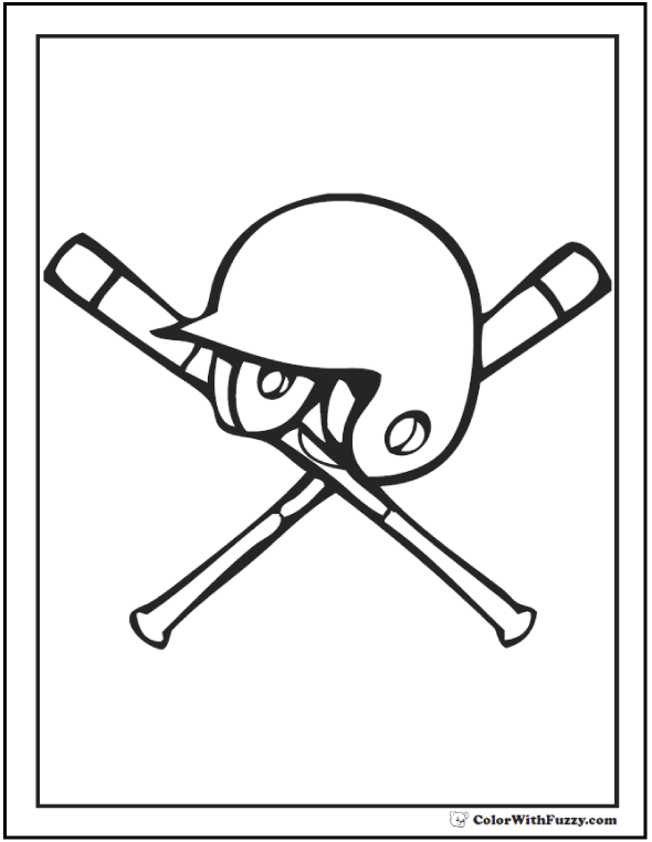 Baseball Coloring Pages Free Printable 158