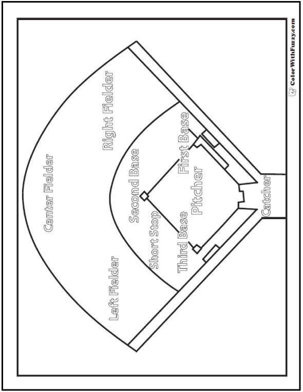 Baseball Coloring Pages Free Printable 168