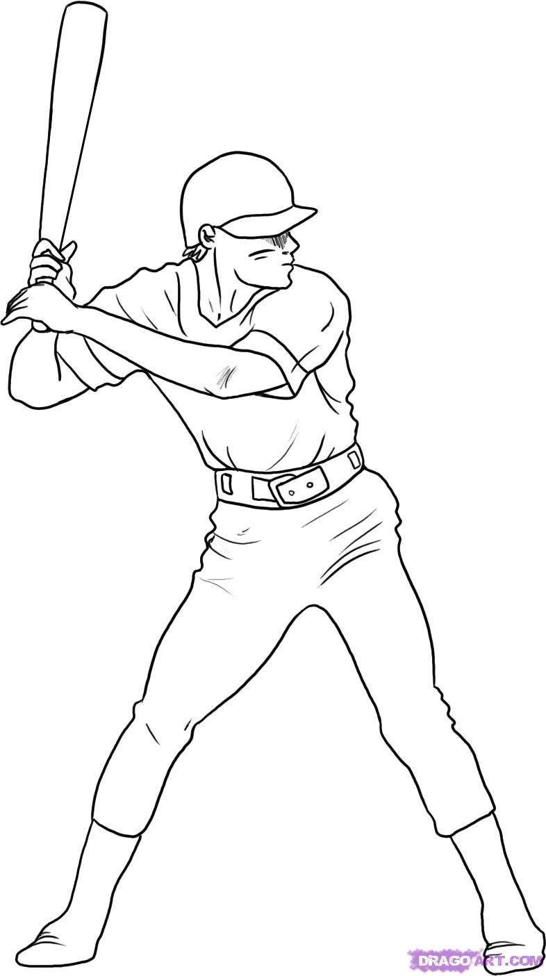 Baseball Coloring Pages Free Printable 17