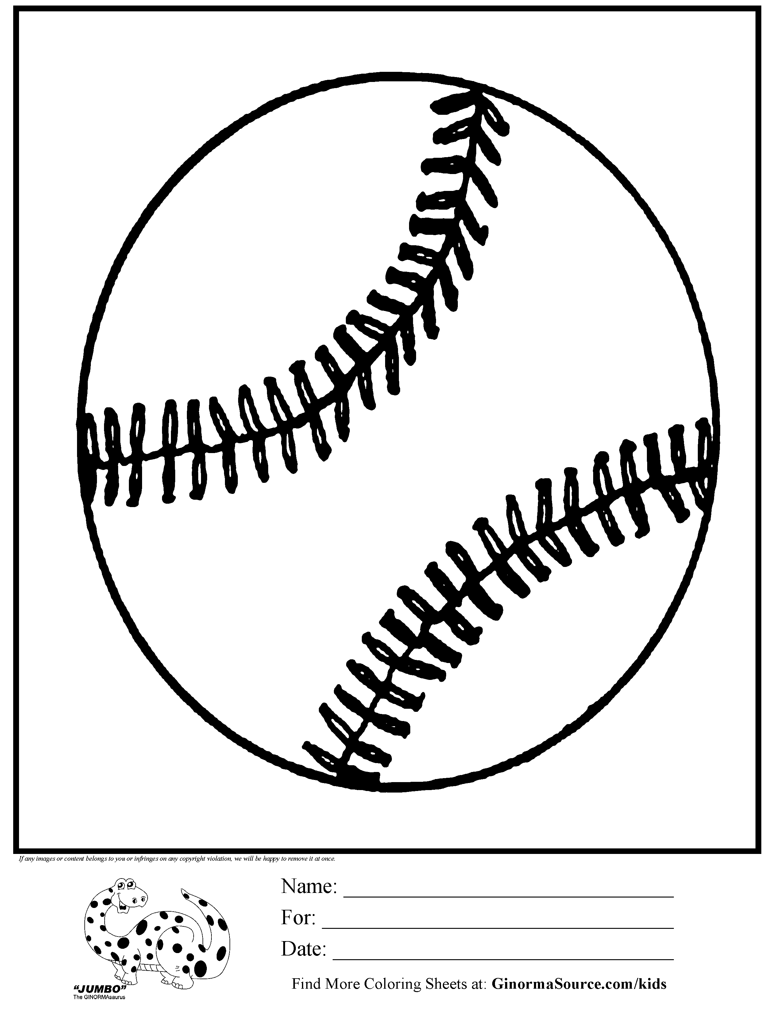 Baseball Coloring Pages Free Printable 51