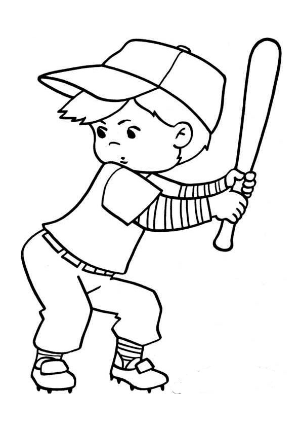 Baseball Coloring Pages Free Printable 52