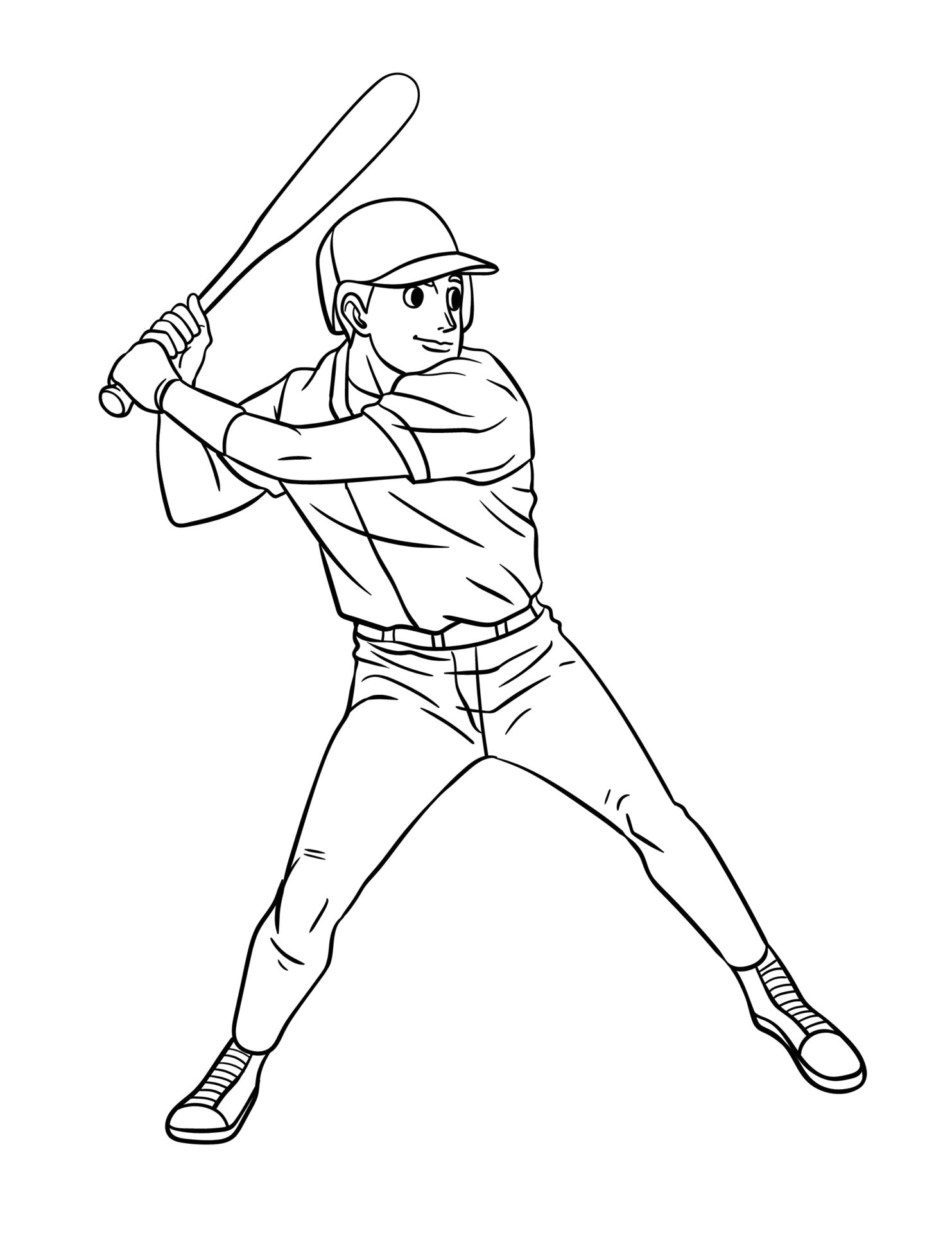 Baseball Coloring Pages Free Printable 59