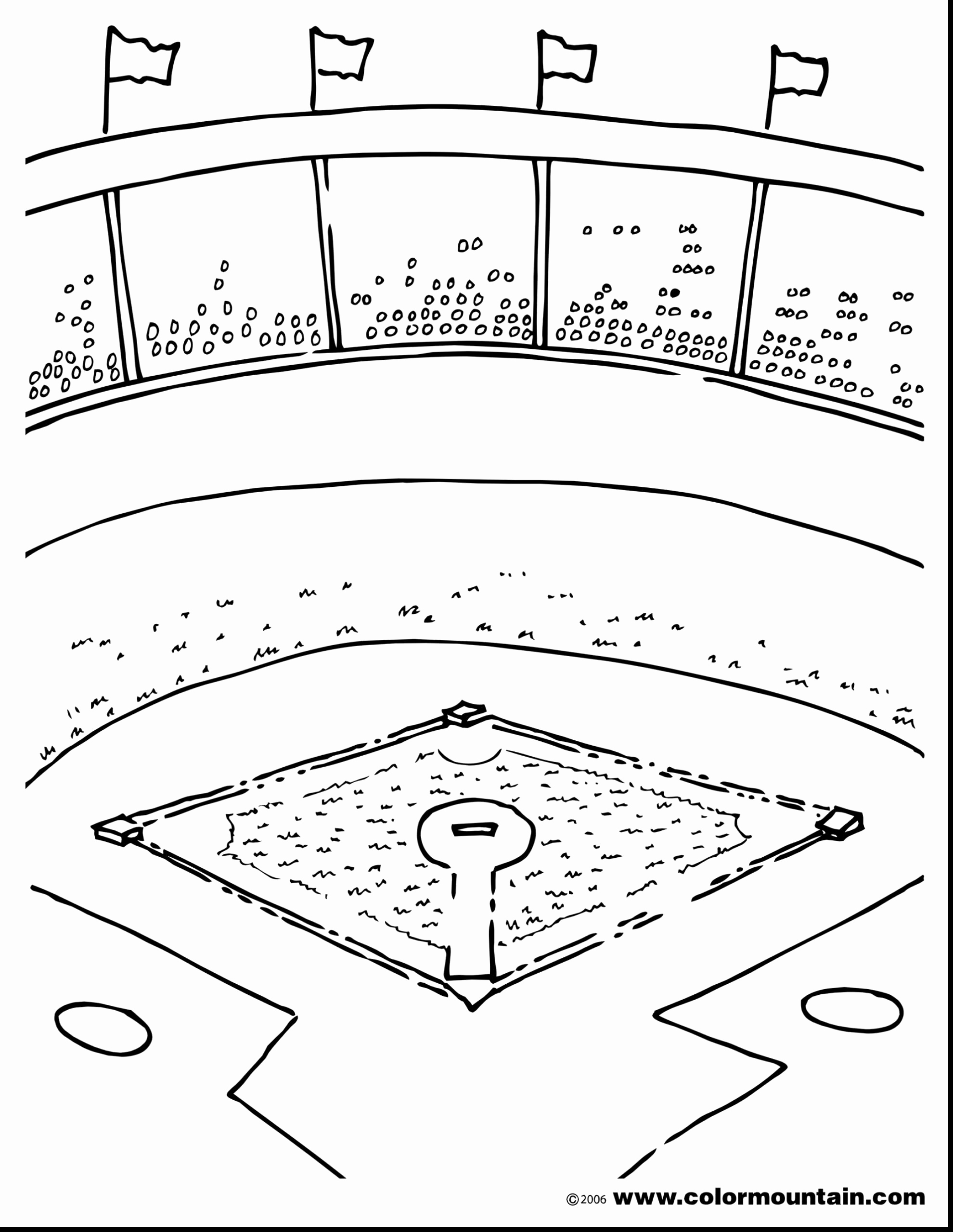 Baseball Coloring Pages Free Printable 61