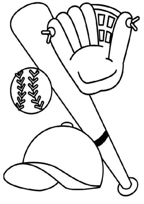 Baseball Coloring Pages Free Printable 65