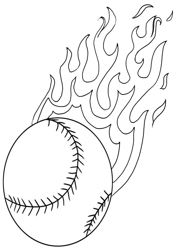 Baseball Coloring Pages Free Printable 86