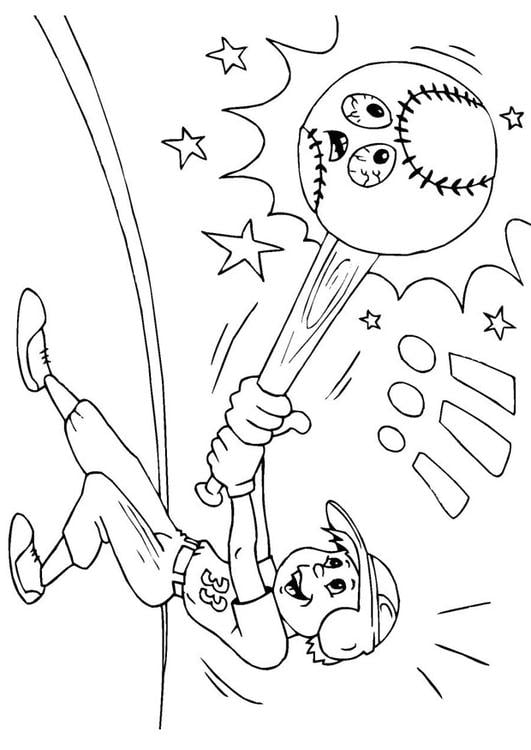 Baseball Coloring Pages Free Printable 87