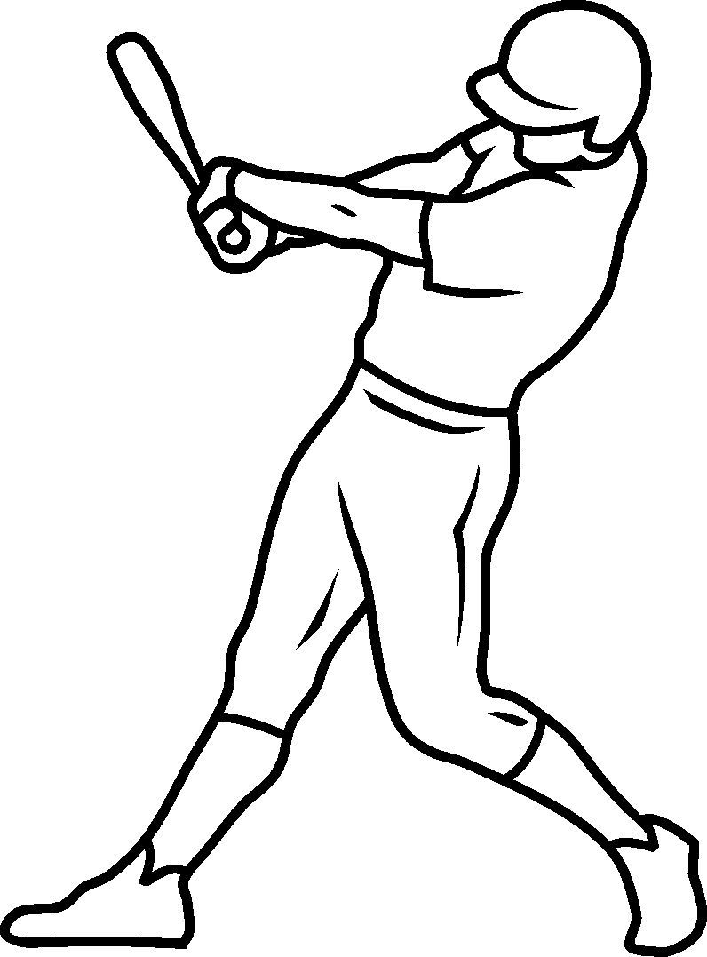 Baseball Coloring Pages Free Printable 90