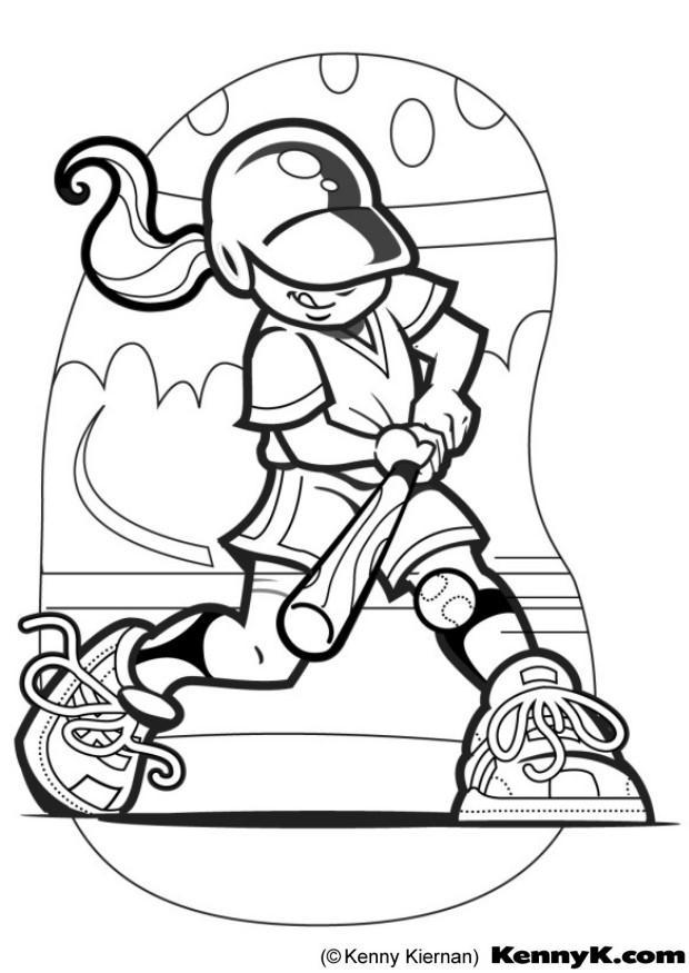 Baseball Coloring Pages Free Printable 95