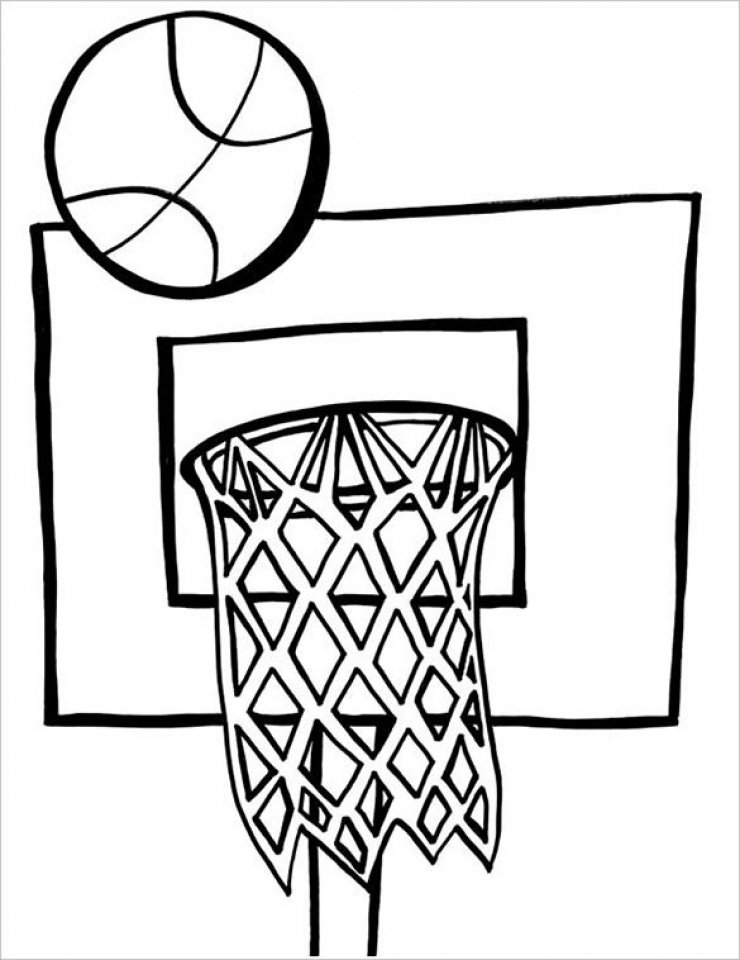 Basketball Coloring Pages Free Printable 100