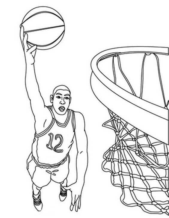 Basketball Coloring Pages Free Printable 101