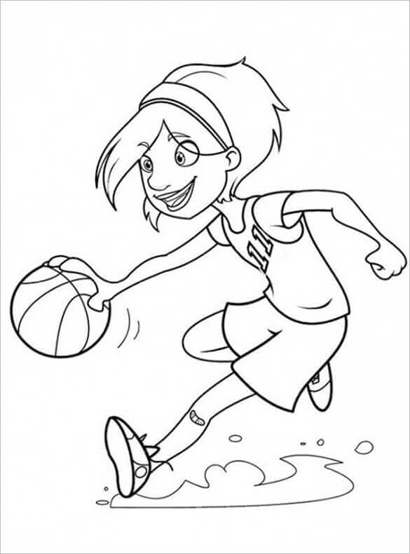 Basketball Coloring Pages Free Printable 106