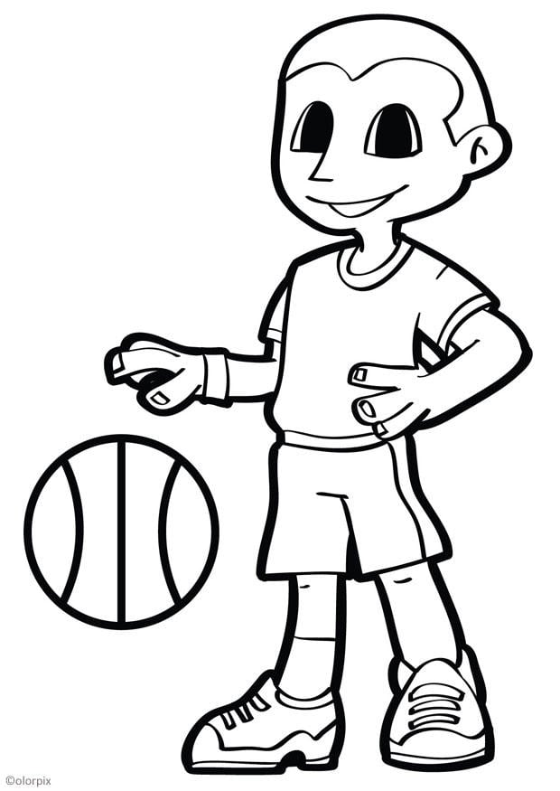 Basketball Coloring Pages Free Printable 108