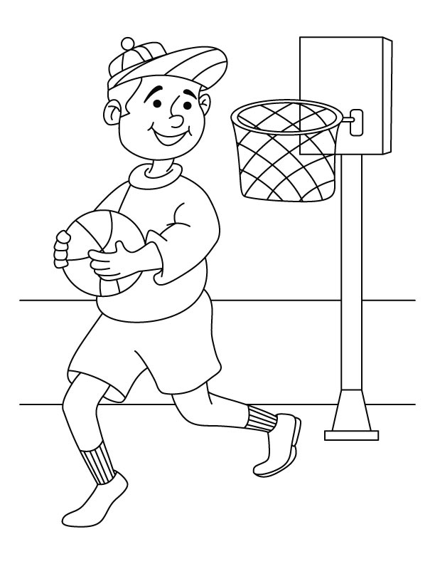 Basketball Coloring Pages Free Printable 11