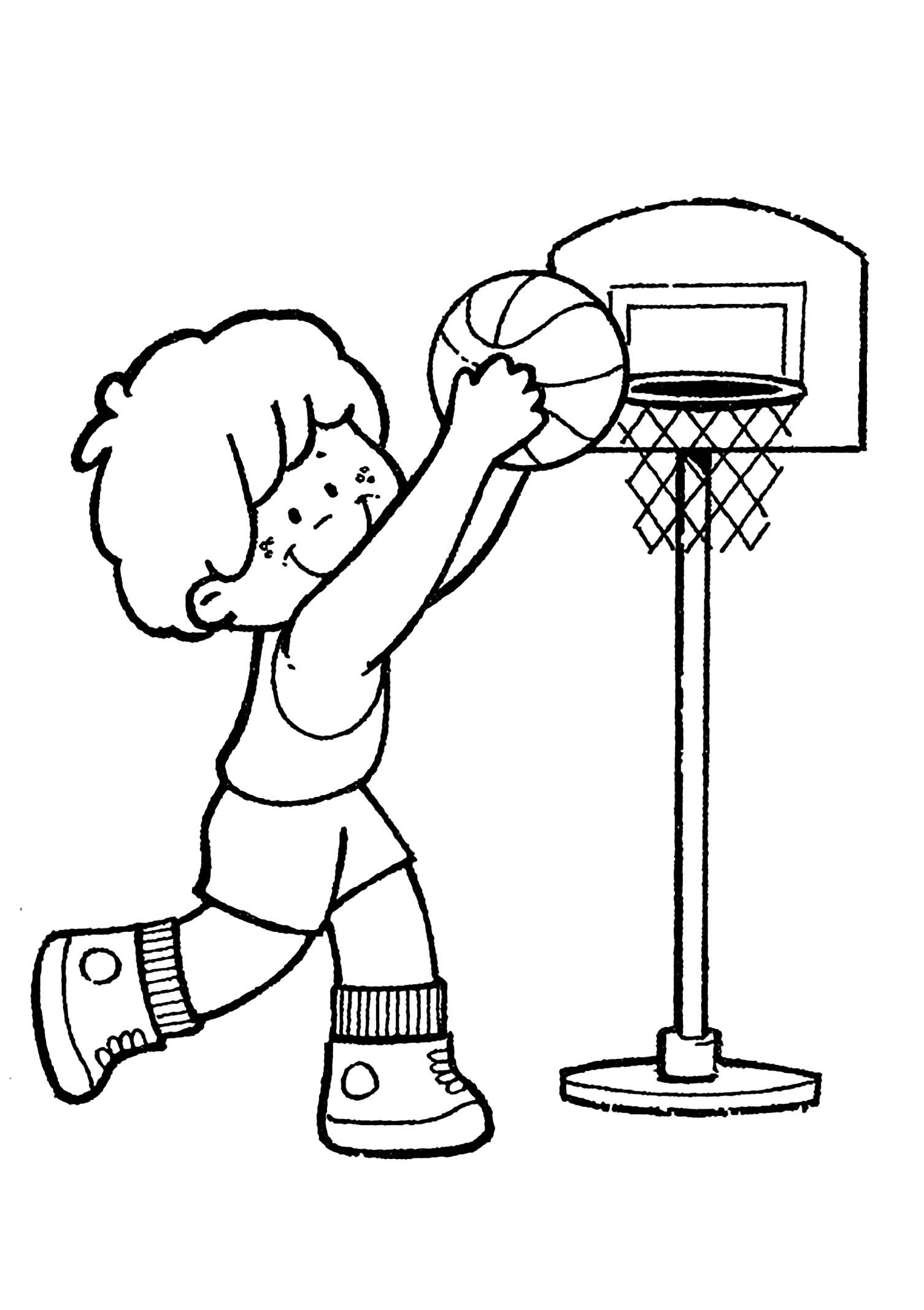 Basketball Coloring Pages Free Printable 114