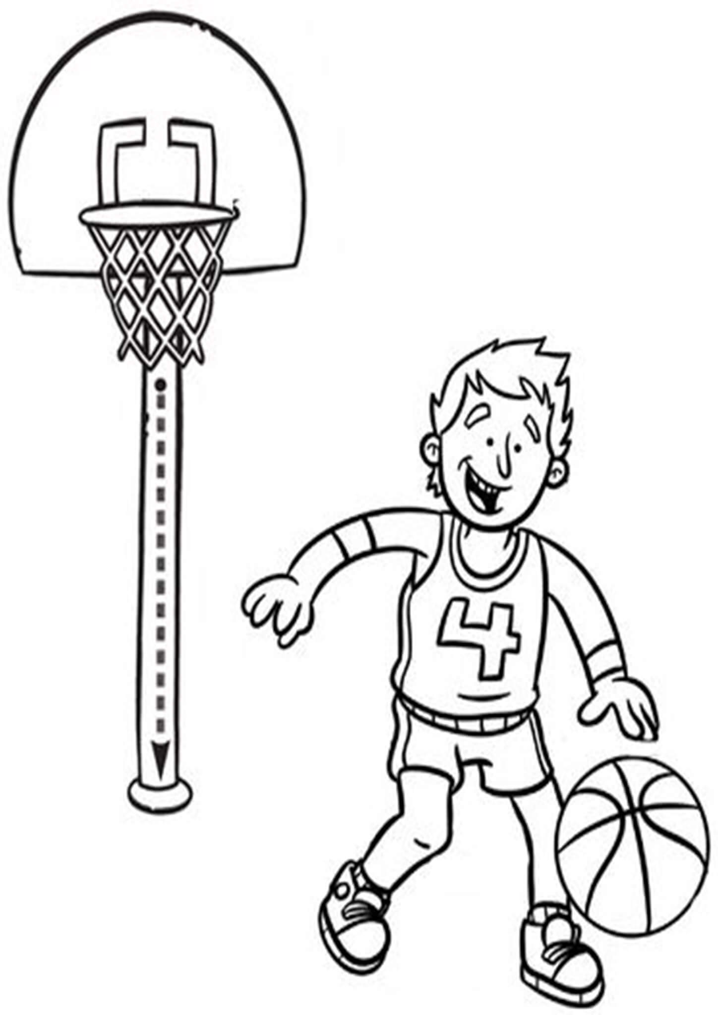 Basketball Coloring Pages Free Printable 116