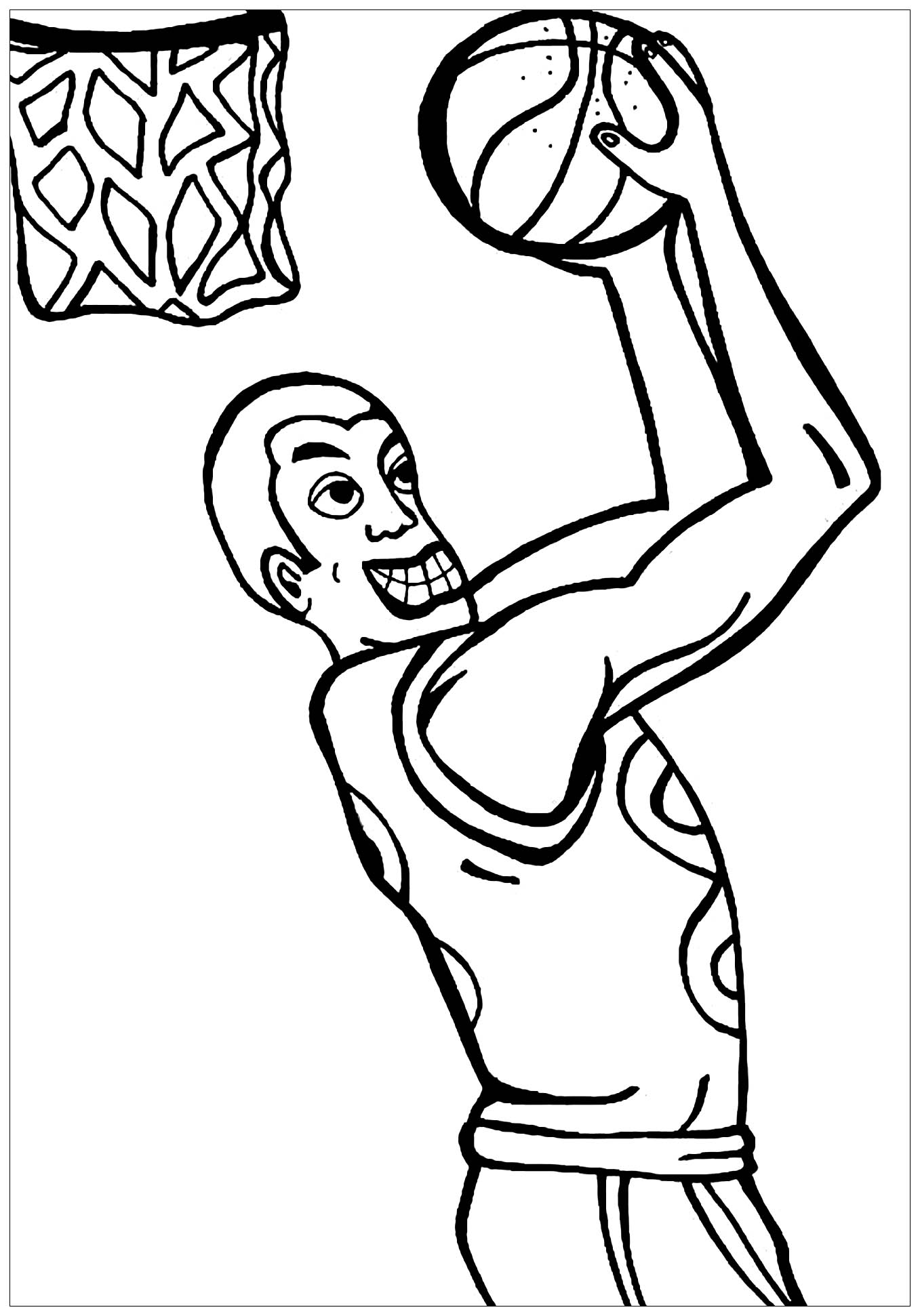 Basketball Coloring Pages Free Printable 117