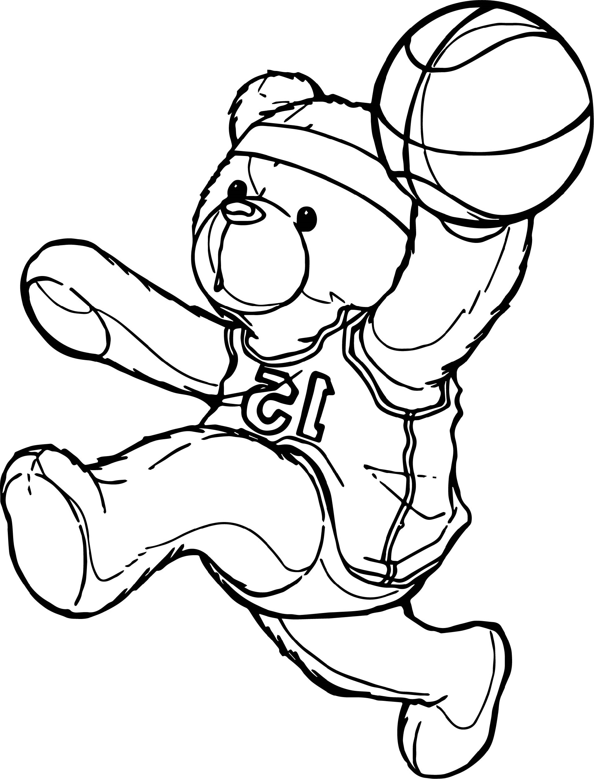 Basketball Coloring Pages Free Printable 132