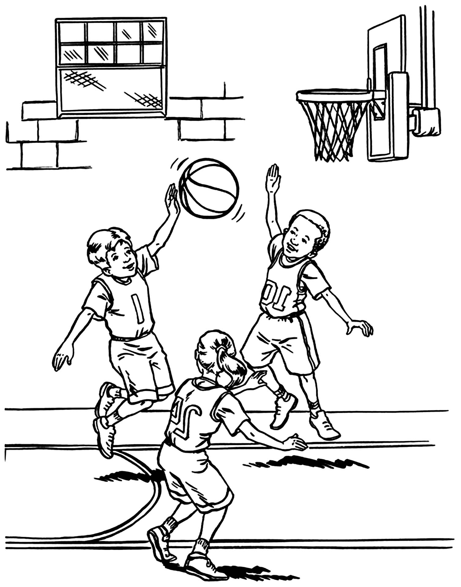 Basketball Coloring Pages Free Printable 133