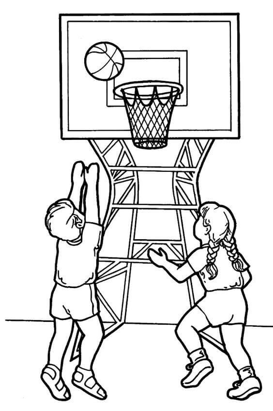 Basketball Coloring Pages Free Printable 134