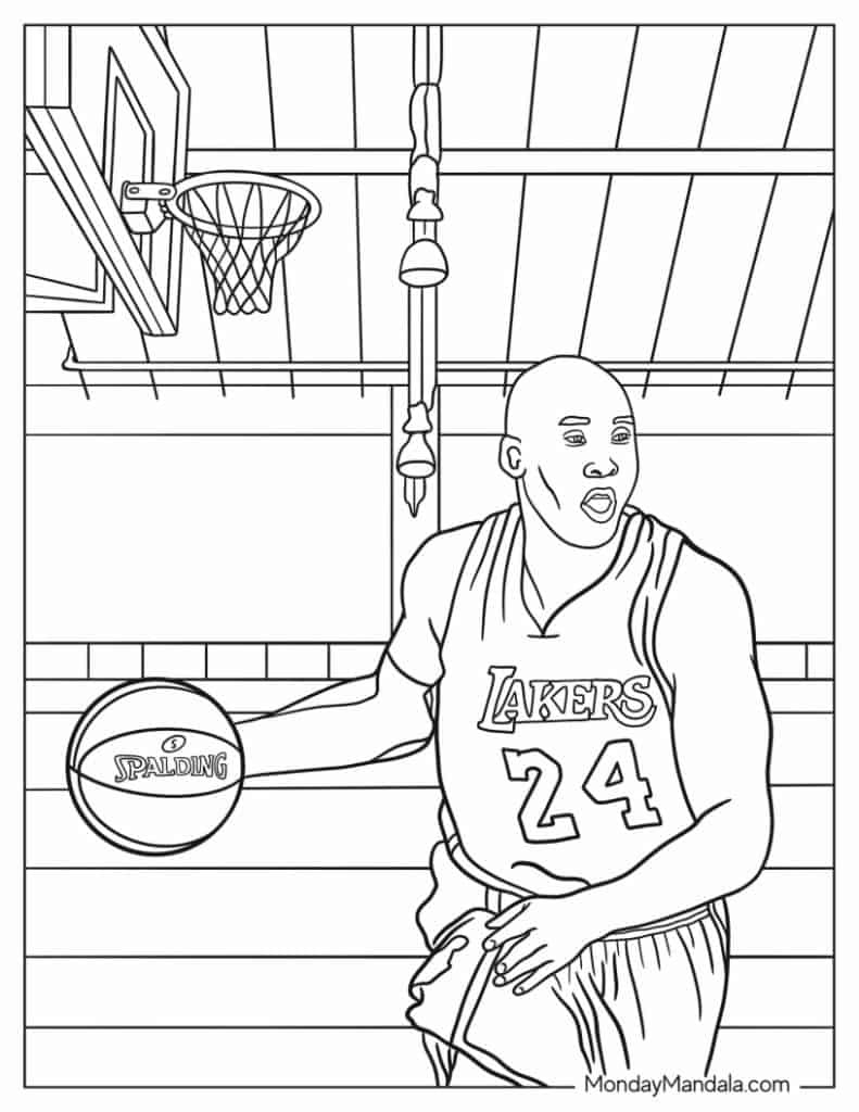 Basketball Coloring Pages Free Printable 138