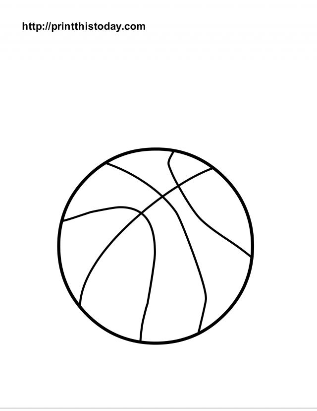 Basketball Coloring Pages Free Printable 19