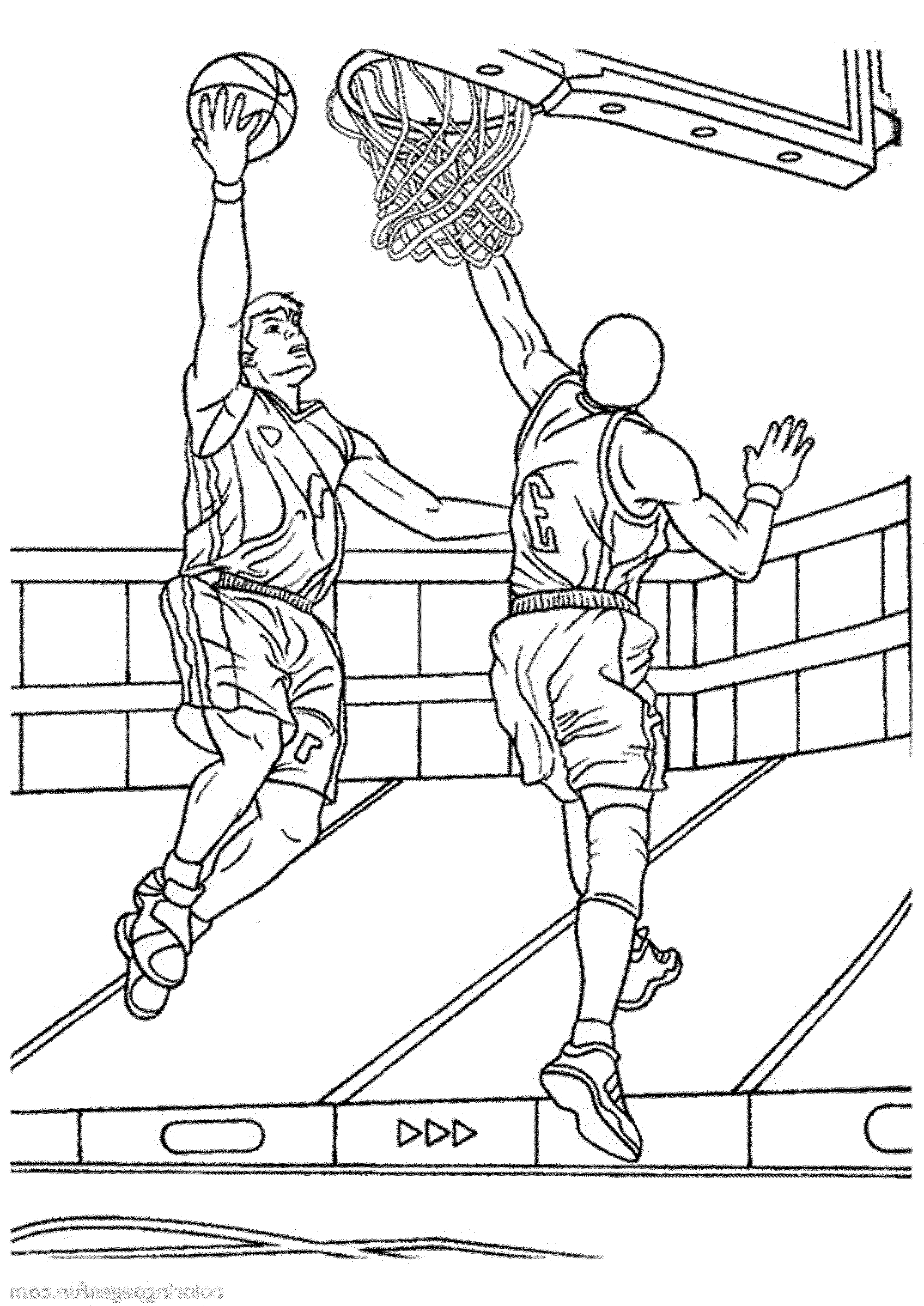 Basketball Coloring Pages Free Printable 21