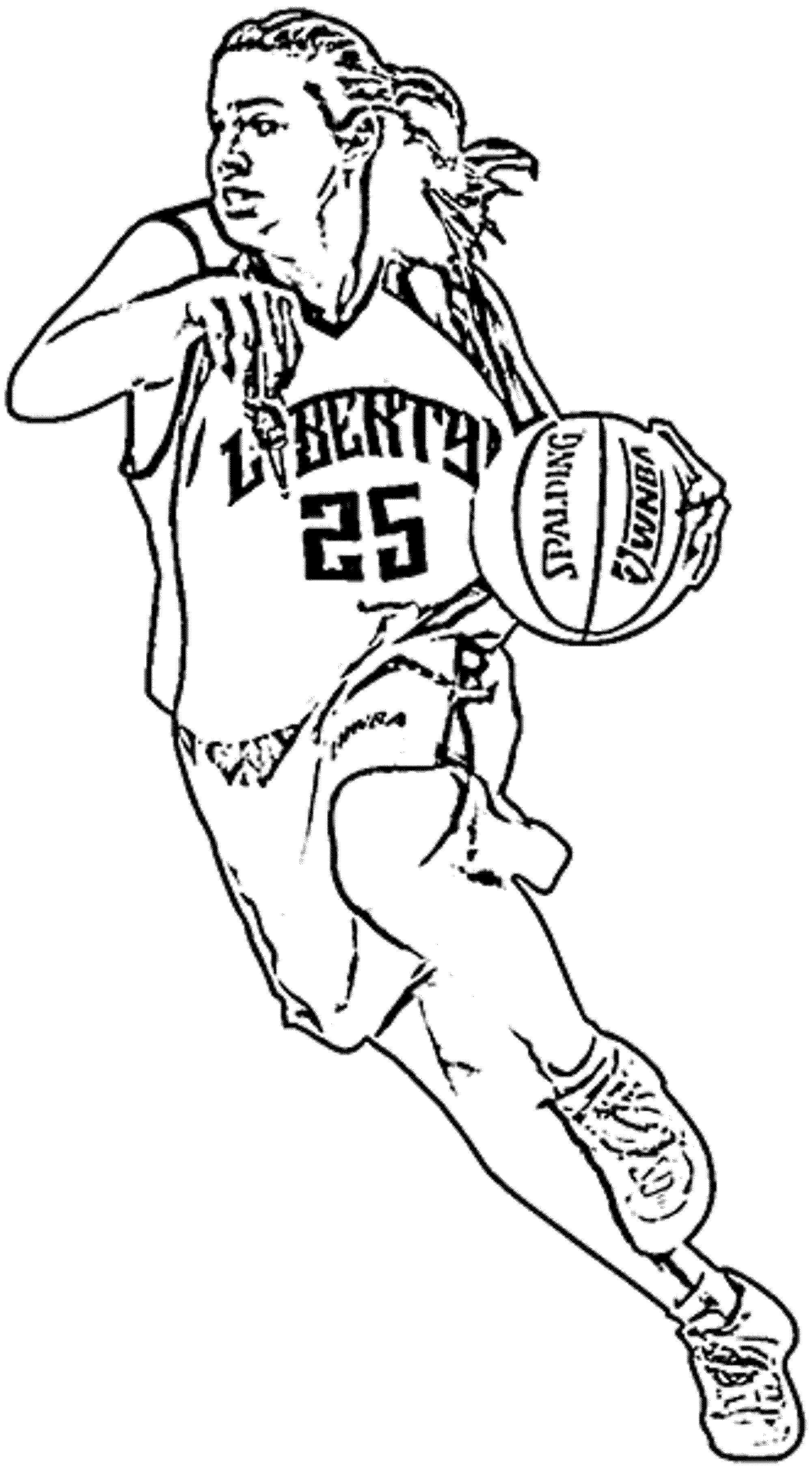 Basketball Coloring Pages Free Printable 23