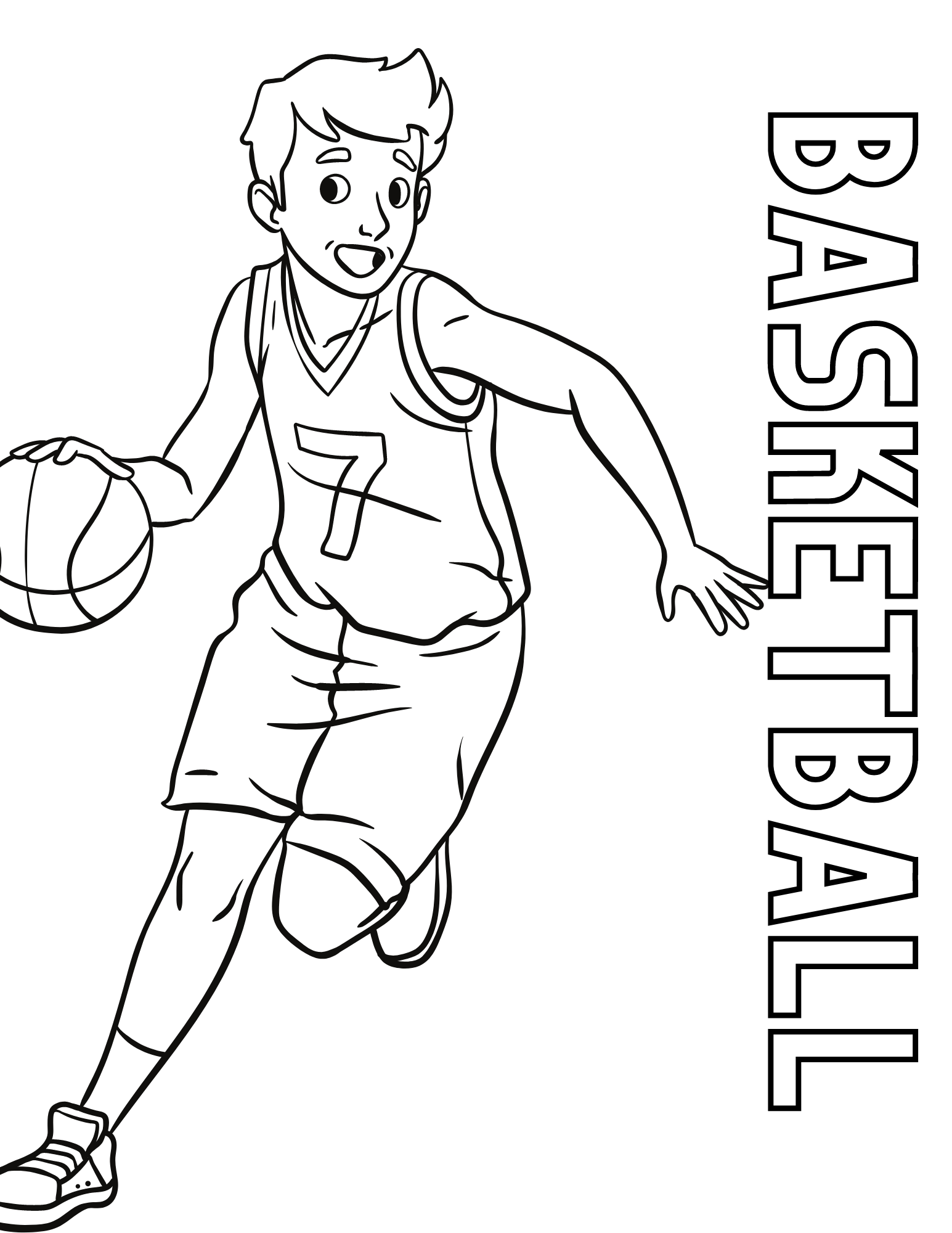 Basketball Coloring Pages Free Printable 25