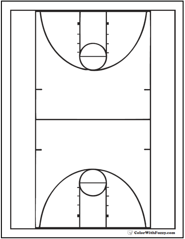 Basketball Coloring Pages Free Printable 36