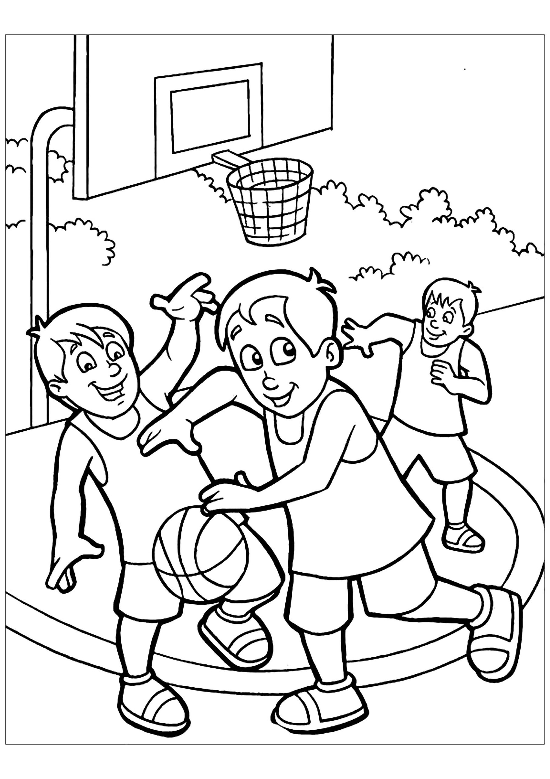 Basketball Coloring Pages Free Printable 40