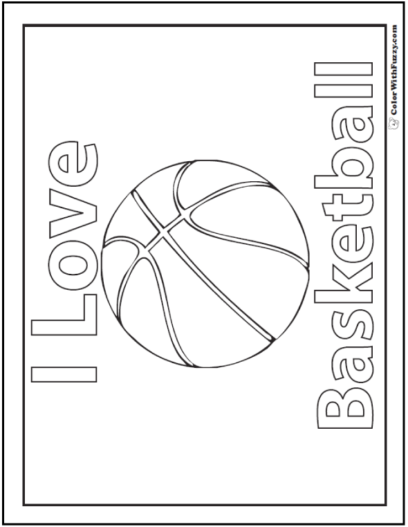 Basketball Coloring Pages Free Printable 41