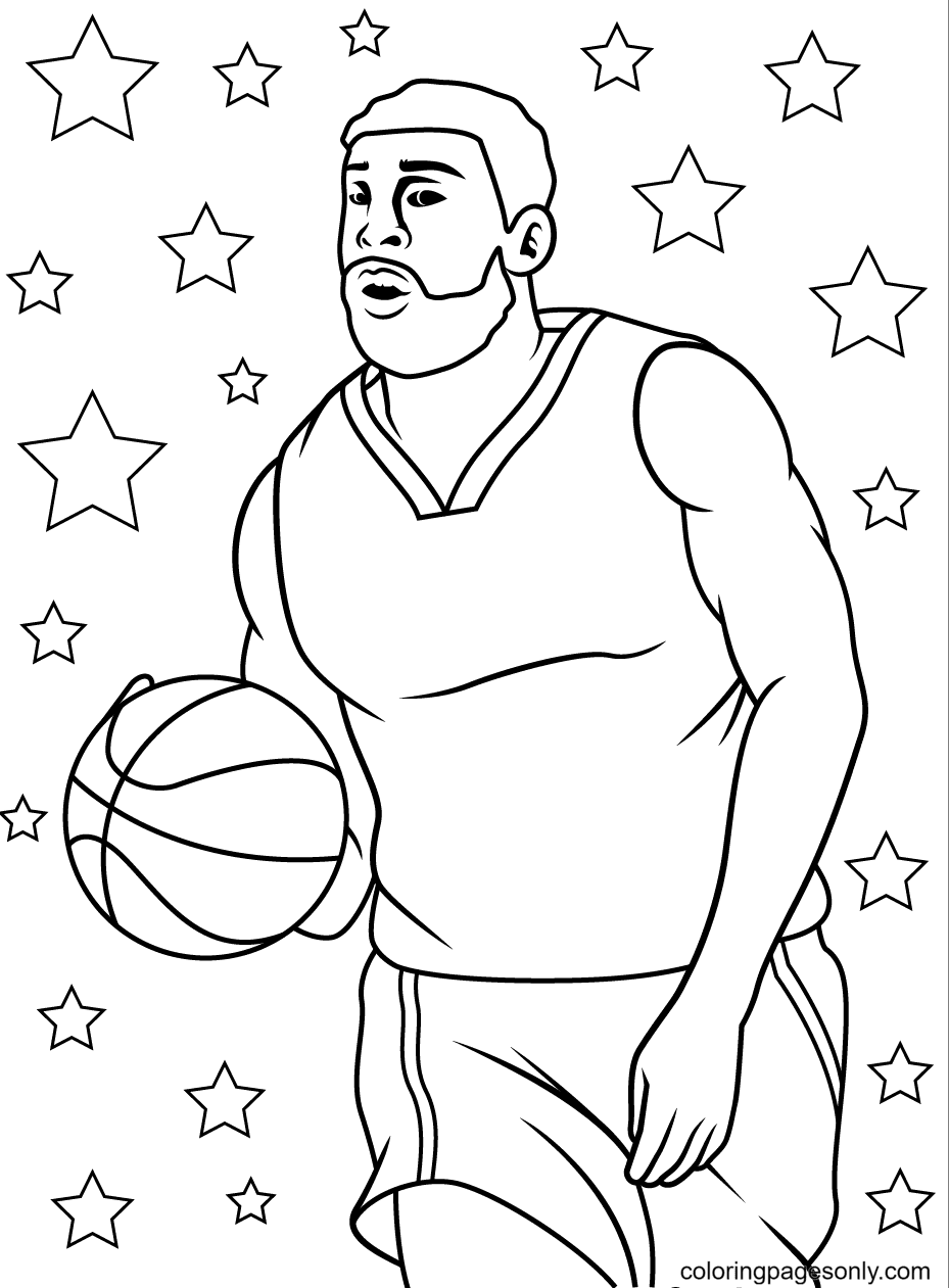 Basketball Coloring Pages Free Printable 59